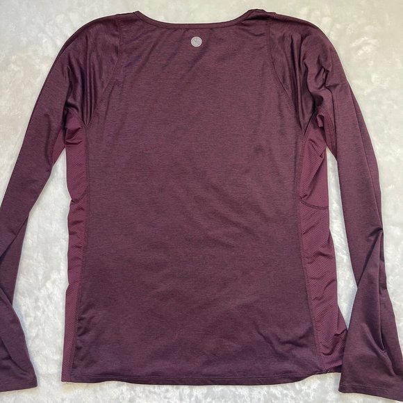 Threads 4 Thought Women's Maroon ReActive Long Sleeve Athletic Shirt Size Medium - Picture 8 of 9